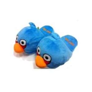  Blue Angry Bird Plush Slipper (Universal Adult Size 