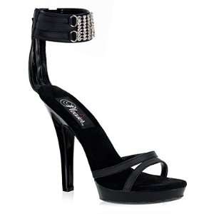 Pleaser Lip 162 5 Inch Stiletto Heel Ankle Strap Platform Sandal with 