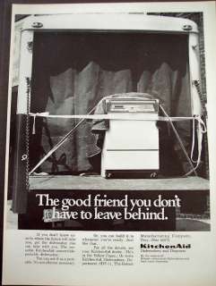 1968 KitchenAid Dishwasher appliance vintage ad  