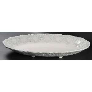   Antique Lace 18 Oval Serving Bowl, Fine China Dinnerware Kitchen