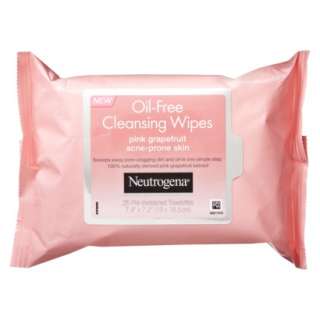 NEUTROGENA Oil Free Pink Grapefruit Cleansing Wipes 25 Ct..Opens in a 