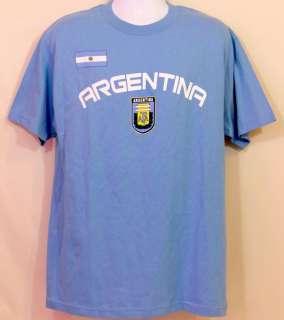 Shirt Argentina National Futbol AFA Soccer M  