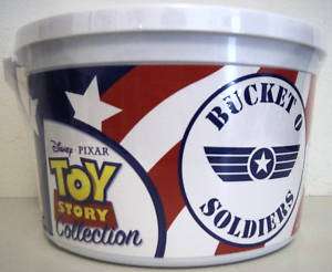 BUCKET O SOLDIERS Disney Toy Story Collection Army Men 2nd Edition Box 