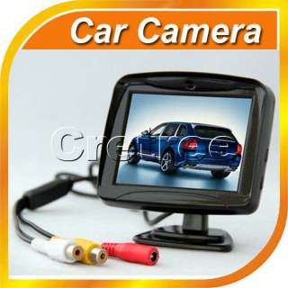 TFT LCD Car Reverse Rearview Color Monitor+Car Backup Camera 