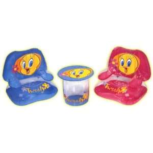    WB Looney Tunes Kids Inflatable Table & Chair Set   Tweety: Baby