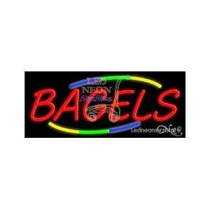 Bagels Neon Sign 13 Tall x 32 Wide x 3 Deep Everything 