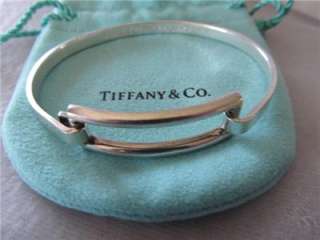 Tiffany & Co. Sterling Silver Hinged Bangle Bracelet  