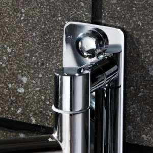 New Swing 4 Arms Chrome Towel Rack Bar Holder Case Kitchen Bathroom 