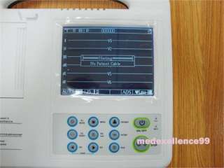 channel 12 lead EKG ECG machine Electrocardiograph  