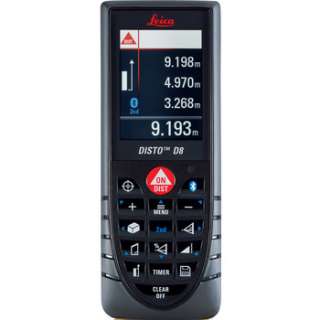 Leica DISTO D8 Handheld Laser Distance Meter with BLUETOOTH Technology