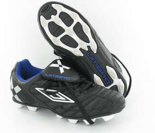 UMBRO Corsica Force Soccer Cleat Black/Blue Boys NEW $35  