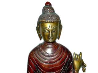 Buddha Sculpture Standing Buddha Statue in Abhaya Mudra 16 Meditation 