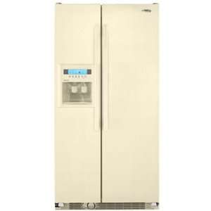   cu. ft. Counter Depth Side by Side Refrigerator   Bisque Appliances