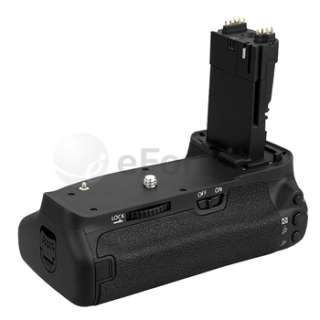   Battery Grip Holder+2x LP E6 Battery+Charger For Canon EOS 60D Camera
