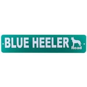 Blue Heeler Road Street Sign