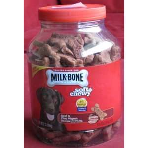  Milk Bone Soft & Chewy Dog Snacks (Beef & Filet Mignon 