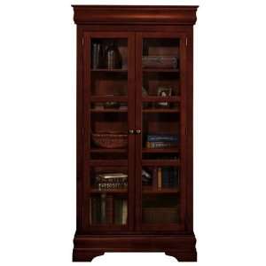  Louis Philippe Bookcase W/ Glass Doors