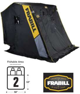 Frabill Trekker II (2) Portable Ice Fish House Shelter   6120  