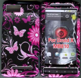 Hard Case Cover Cell Phone Case Motorola Milestone X MB810 Butterfly 
