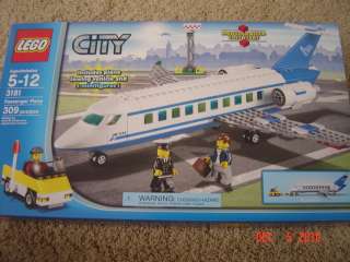 LEGO City SET 3181 Passenger Plane 309 Pieces NEW  