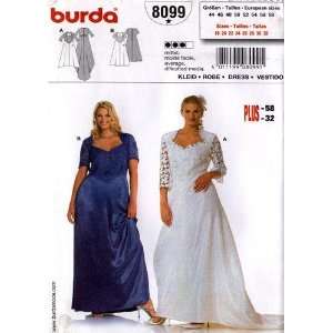  Burda Plus Evening/Wedding Dress Pattern By The Each: Arts 