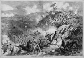 CIVIL WAR 1863 VICKSBURG BATTLE, SWORD, BAYONETTE, DEAD  
