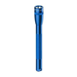   Mini Maglite 2 Cell AAA Blue Flashlight w/ Clip & Batteries  