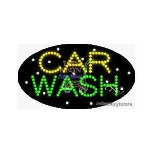  Car Wash LED Business Sign 15 Tall x 27 Wide x 1 Deep 
