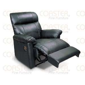  Overstuffed Multi Position Leather Recliner