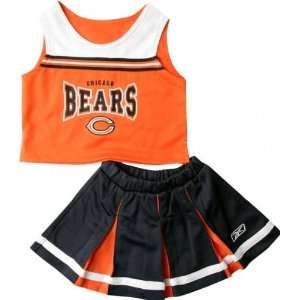  Chicago Bears Girls 7 16 2 Pc Cheerleader Jumper Sports 