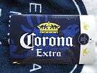 Corona Extra LA Cerveza Mas Fina Beach Towel Navy/White