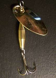 custom made trout bass salmon brass inline blade spinner 1/3oz fishing 
