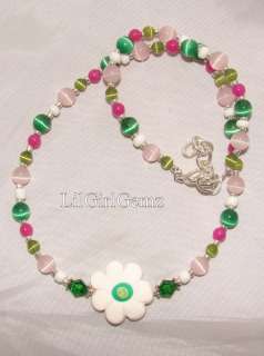 M2MG DAISY SPRING SOCIAL CLAY NECKLACE BOUTIQUE CUSTOM  
