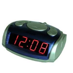  Sharp SPC003F Red LED Hi Lo Alarm Clock with Snooze 