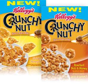 Crunchy Nut Golden Honey Nut, 14.1 Ounce (Pack of 4)  