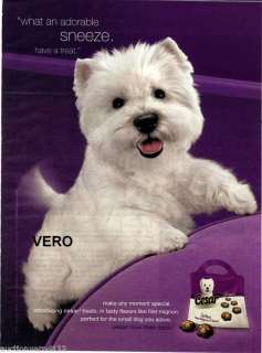 2009 magazine ad CESAR Dog Food Treats westie terrier  