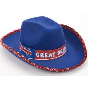  Great Britain Theme Felt Cowboy Hat [Kitchen & Home]