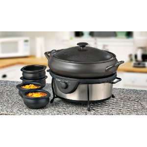  Rival 6 quart Crock Pot with Extras: Kitchen & Dining