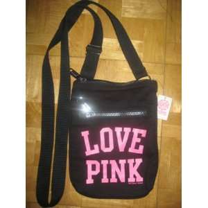  Victorias Secret Pink Crossbody Bag Love Pink Print 