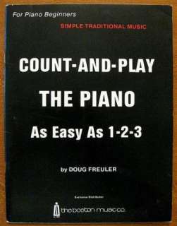 DOUG FREULER Beginner Piano Books Count And Play The Piano As Easy 
