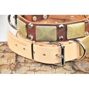 Dean & Tyler Leather Dog Collar The Antique   High Quality Leather 