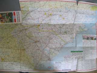   * LOT OF 4 ROAD MAPS   ESSO, CITGO   EASTERN UNITED STATES  VIRGINIA
