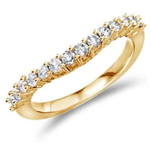   Ladies Womens Channel Set Round Cut Diamond Ring (1/4 cttw): Jewelry