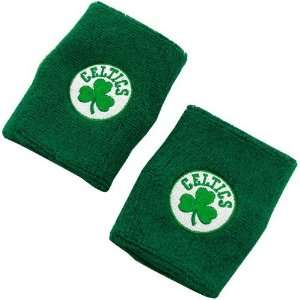  adidas Boston Celtics Kelly Green Team Logo Wristbands 