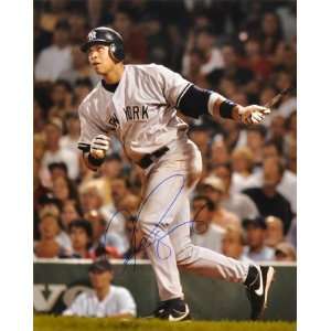Alex Rodriguez New York Yankees   Grey Jersey   16x20 Autographed 