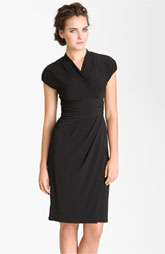 Suzi Chin for Maggy Boutique Ruched Faux Wrap Dress $98.00