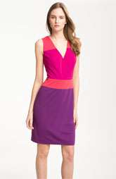 Adrianna Papell Sleeveless Colorblock Jersey Sheath Dress $118.00