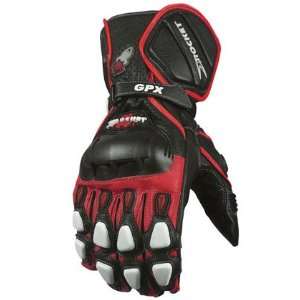  Joe Rocket Xl Black/Red/White GPX 2.0 Motorcycle Glove 