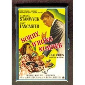 BARBARA STANWYCK SORRY WRONG NUMBER ID Holder Cigarette Case Wallet 