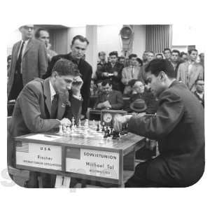 Bobby Fischer vs. Mikhail Tal Mouse Pad